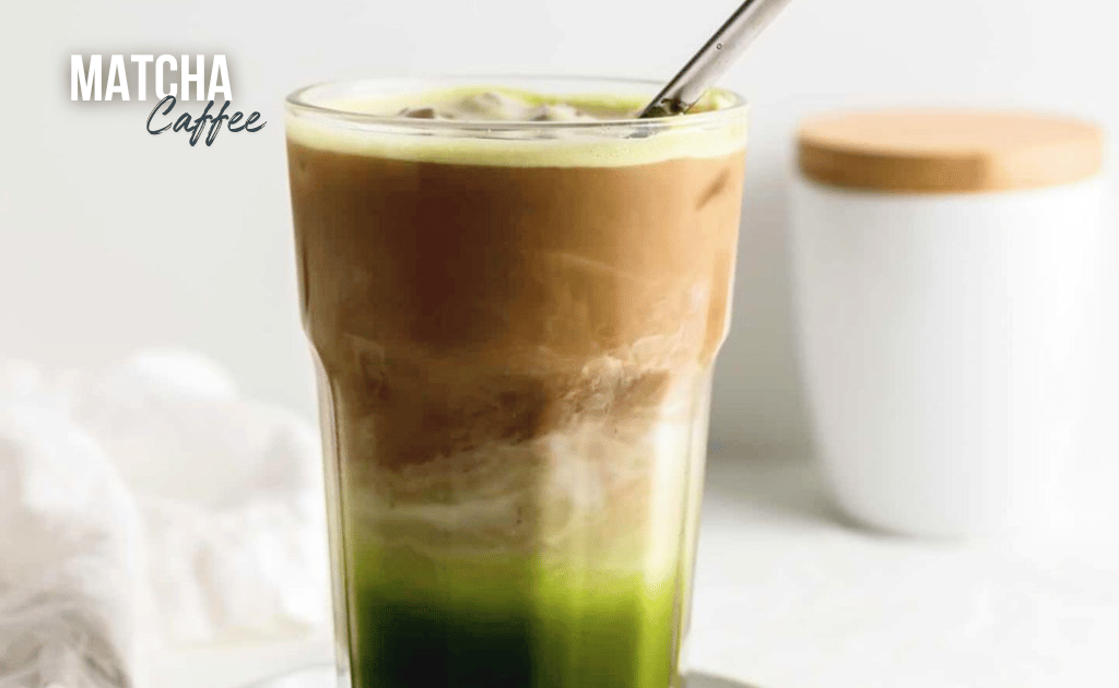 Matcha con caf&eacute;
